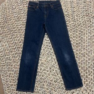 Polo Ralph Lauren Kids LG 14-16 Slim Straight Leg Denim Jeans Blue